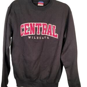 Vintage Champion Central College Washington Wildcats Sweatshirt Size Small
